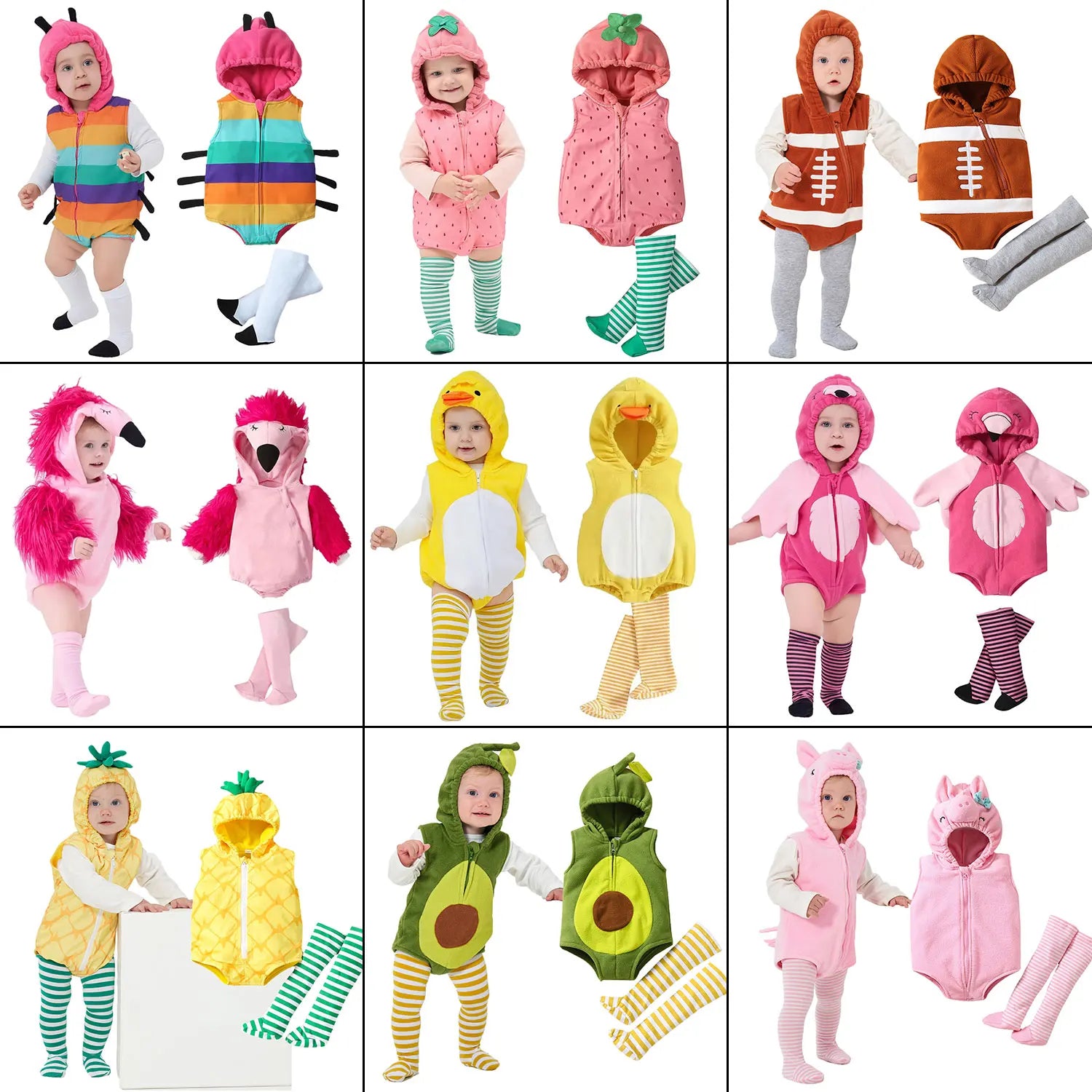 Kids' Animal Umorden Infant 6-12M 12-18M Animals Fruits Costume