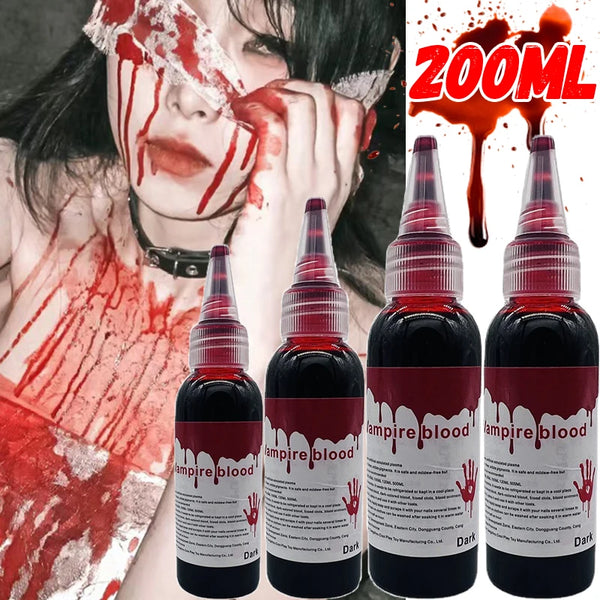 Halloween Fake Makeup Blood DIY Cosplay Prank Emulation Props Person Plasma Horror Festival Party Decorations - product image 1