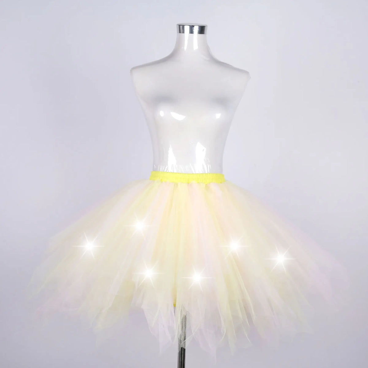 LED Light-Up Tutu Skirt & Fairy Headband Options – Neon Party Costume