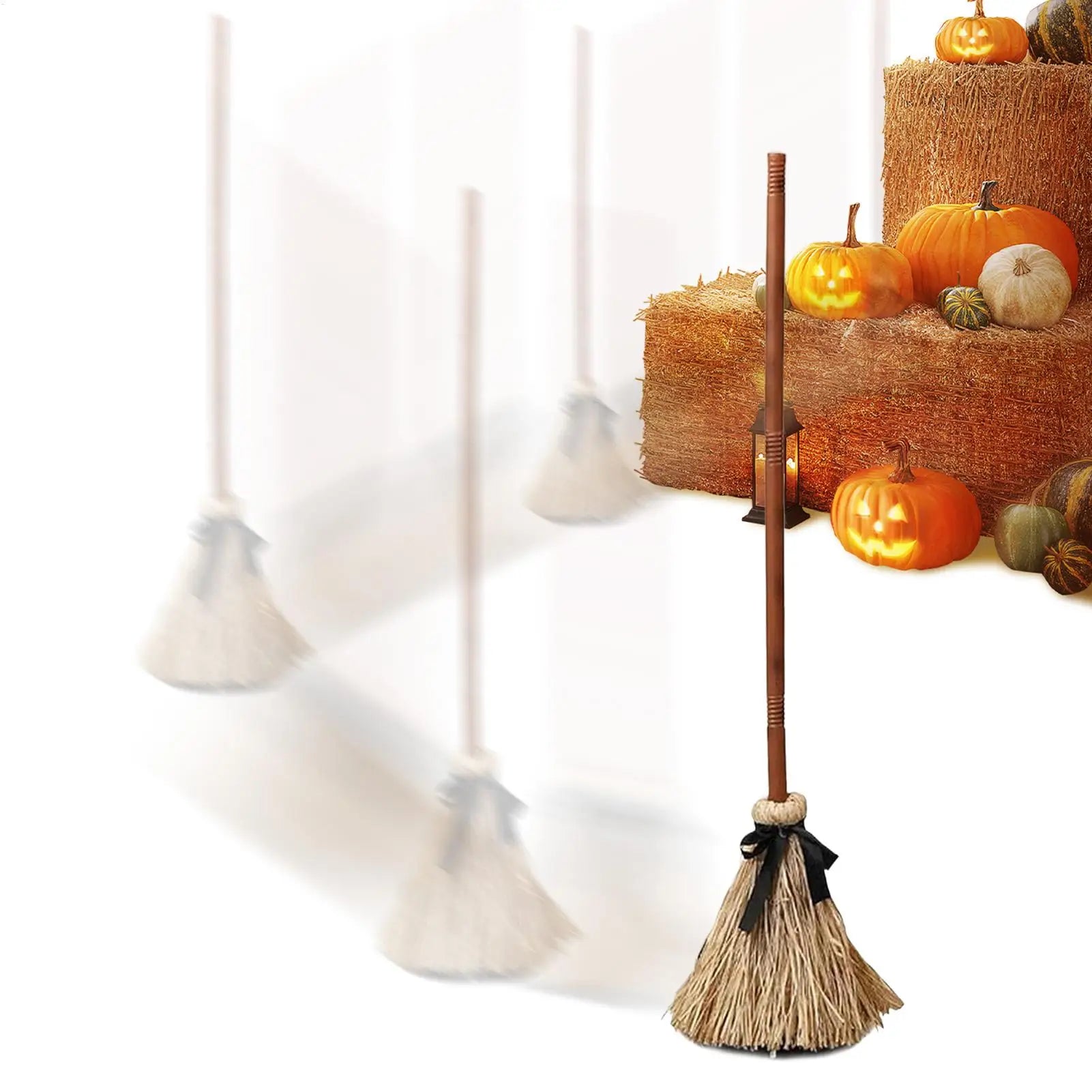 Floating Witch Broom Haunted Dancing Moving Broomsticks Magics Enchanter - product image 2