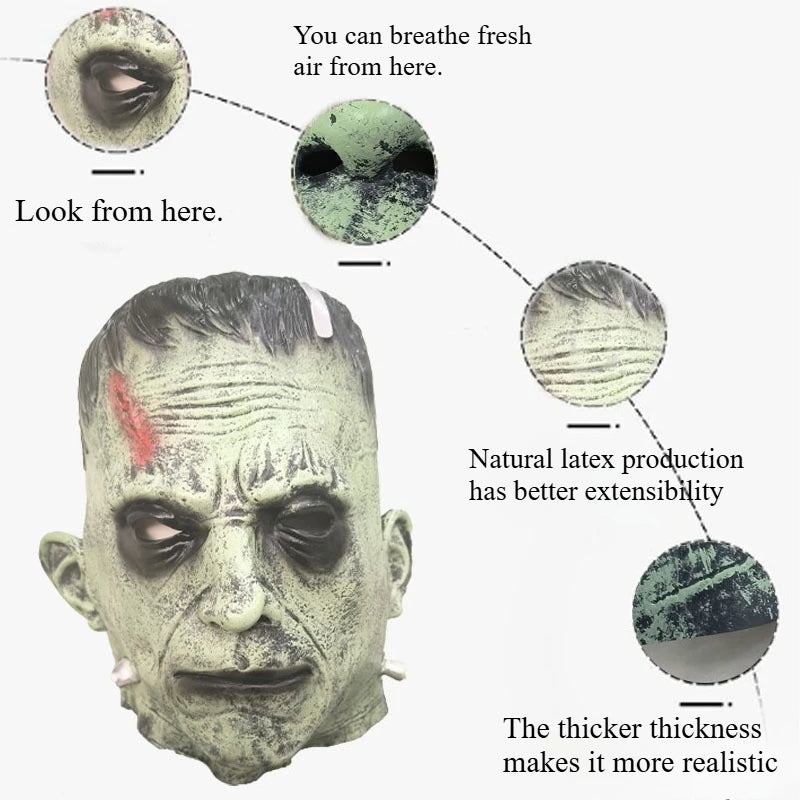 Terror Frankenstein Mask Devil Monster Mask Anime Sci Fi Facial Mask