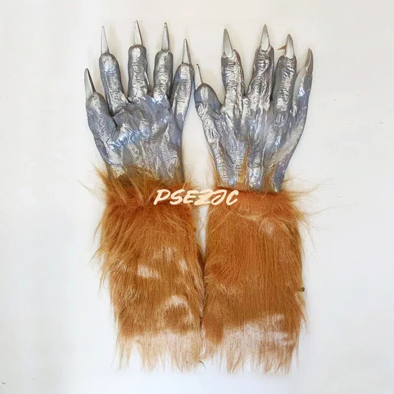 Halloween Makeup Party Props Pranks Terrifying Zombie Blood Gloves Cosplay and Glue Gloves - product image 7