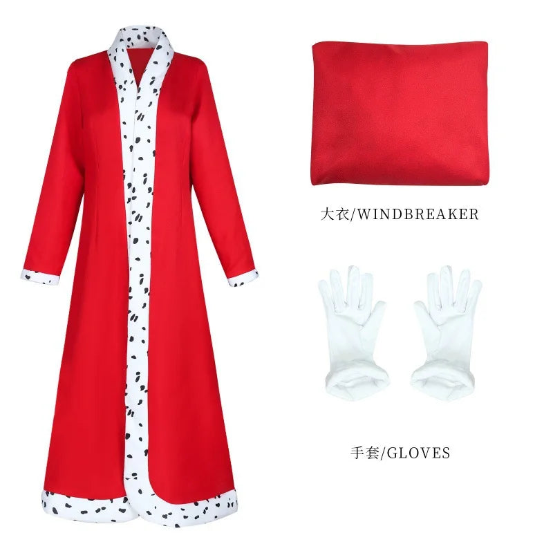 The Amazing Digital Circus Kinger Cosplay Costume Purple Red Long Robe for Adults Kids Fantasy Halloween Cloak - product image 6