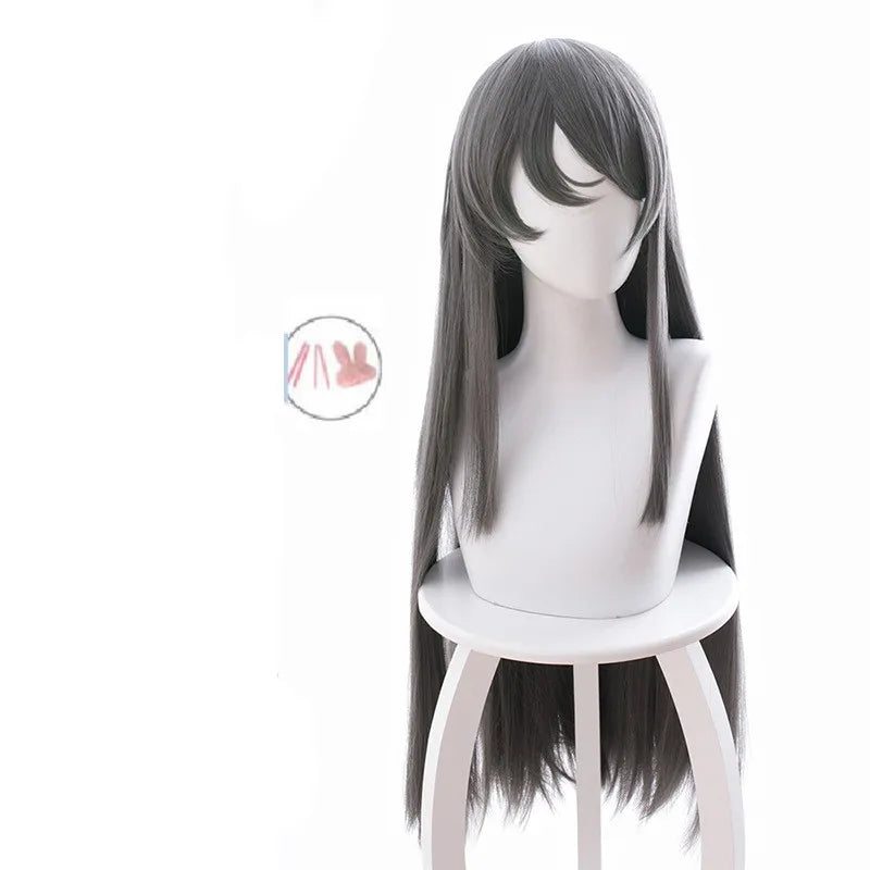 Adult Plus Size Anime Bunny Senpai Cosplay Costume Halloween Women Black Sexy Jumpsuit Does Not Dream of Sakurajima Mai Outfits
