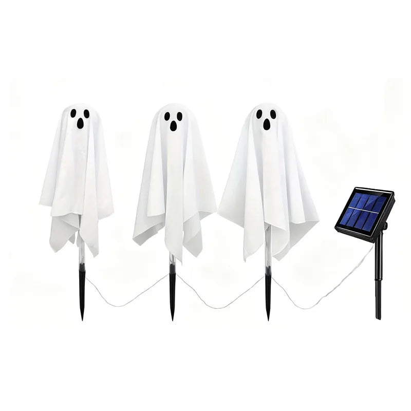 Halloween Glowing White Ghost Solar LED IP65 Waterproof Glowing Ghost Escape Scene - product image 9