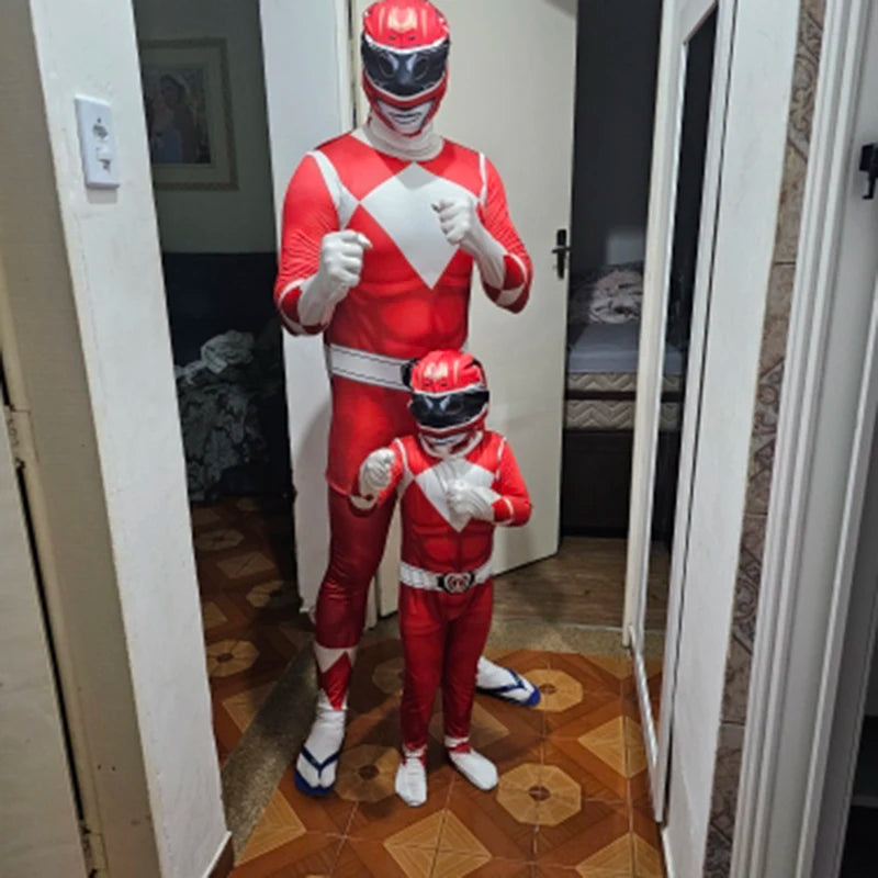 Adult Morpher Superhero Samurai Sentai Shinkenger Costume Halloween Costume Mask for Men - Blue / Kids 110