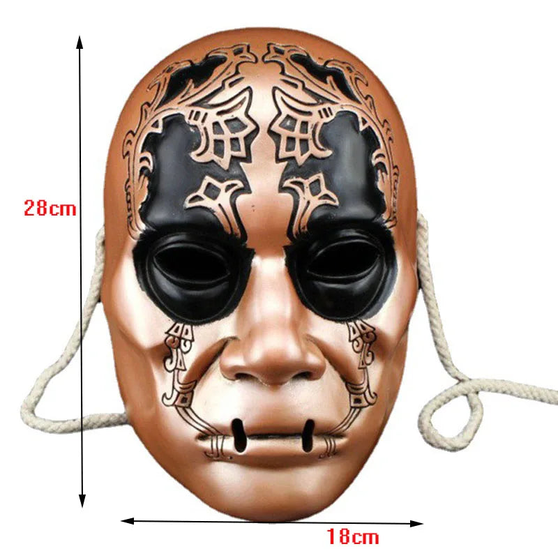 Halloween Death Eater Resin Mask Malfoy Costume Masks Costume Halloween Home Decoration - style 2 / China Mainland