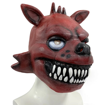Game Five Nights Halloween Animal Terror At Freddy Costume Mask Freddy's Latex Helmet - View 5