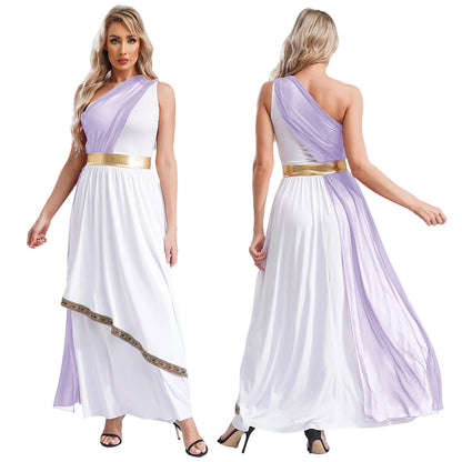 Women's Greek Ancient Princess Deity Queen Flowy Tulle Chiffon Costume - alternate view 19