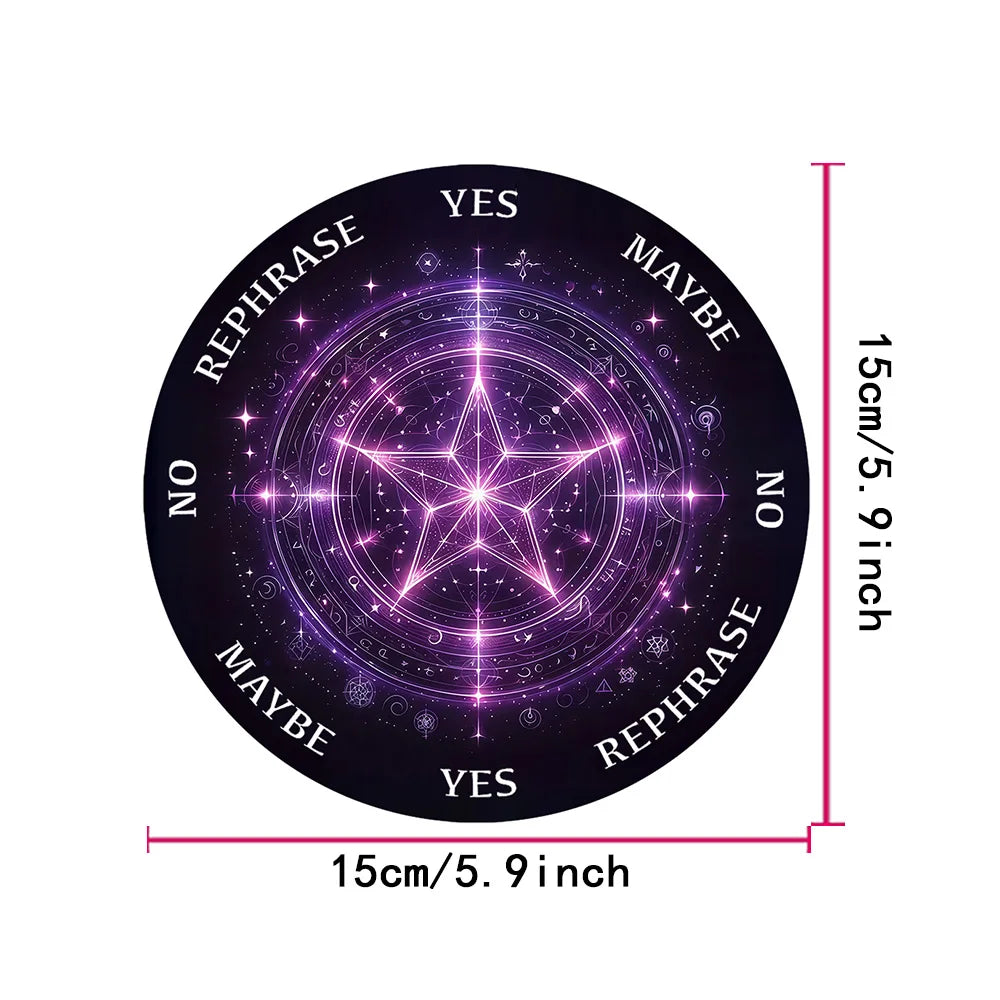 Crystal & Star Astrology Pendulum Divination Mat