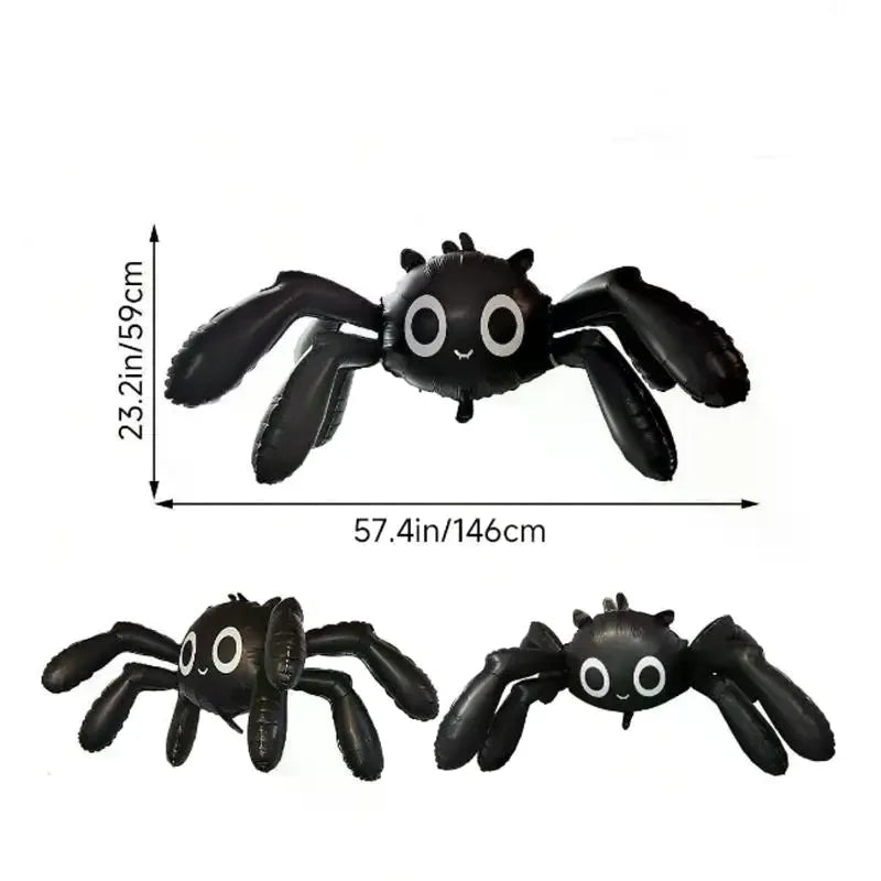 Halloween 3D Black Spider Balloon Ghost Festival Party Decorations Trick Toy Balloon Halloween Party Supplies - product image 5