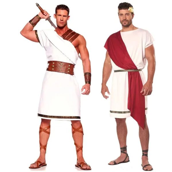 Ancient Greek Roman Gladiator Costume Adult Men Halloween Cosplay Roman Solider - product image 1