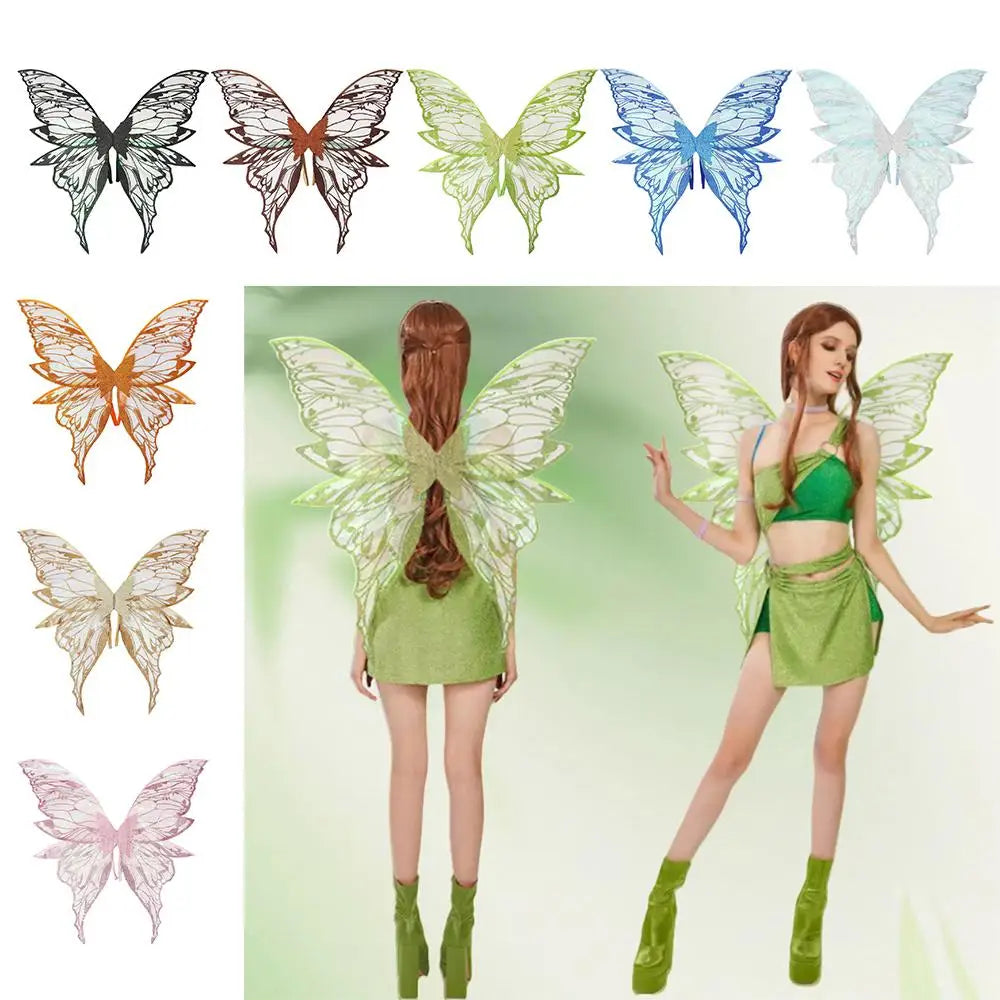 Sparkling Fairy & Angel Costume Wings for Kids and Adults
