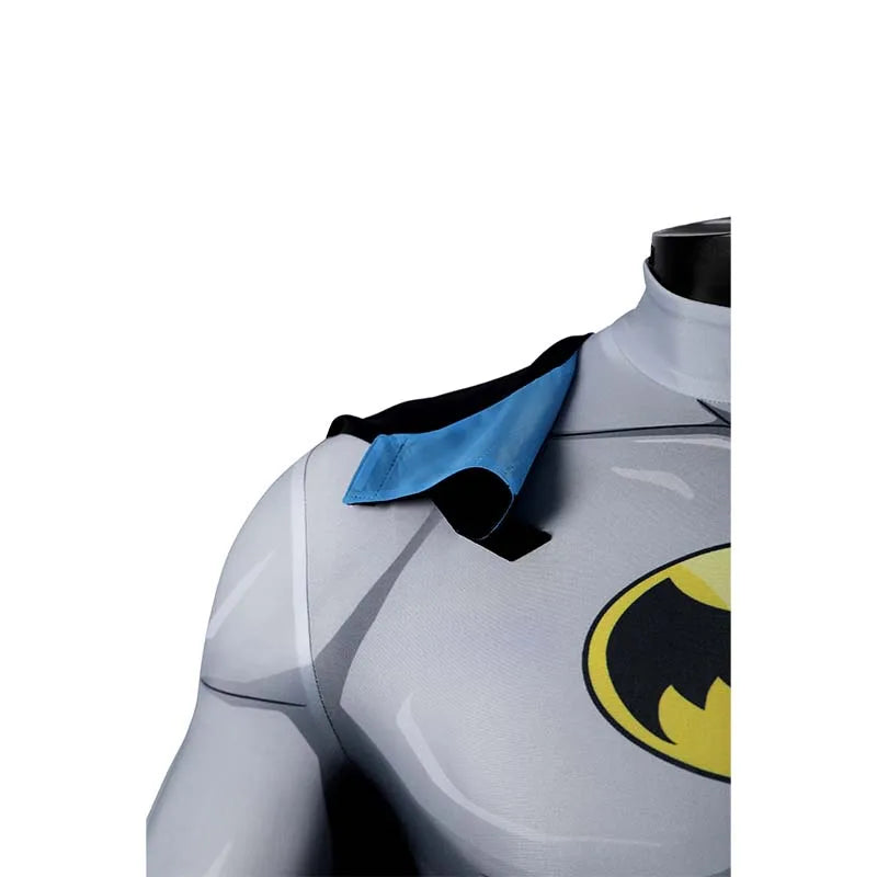 The Batman Costume Cos Animation Version Jumpsuit Halloween Props Bodysuit Adult - J25028BA / Size XS