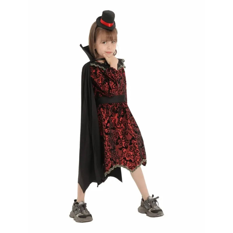 Kids Vampire Dracula Costume – Boys & Girls Halloween Dress-Up