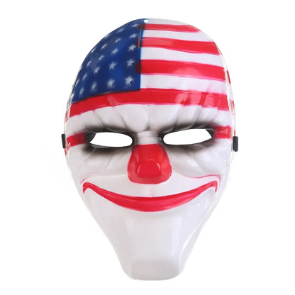Clown Masks Payday 2 Cosplays Mask Scary Clowns Mask Halloween Horrible Mask Graffiti - 4