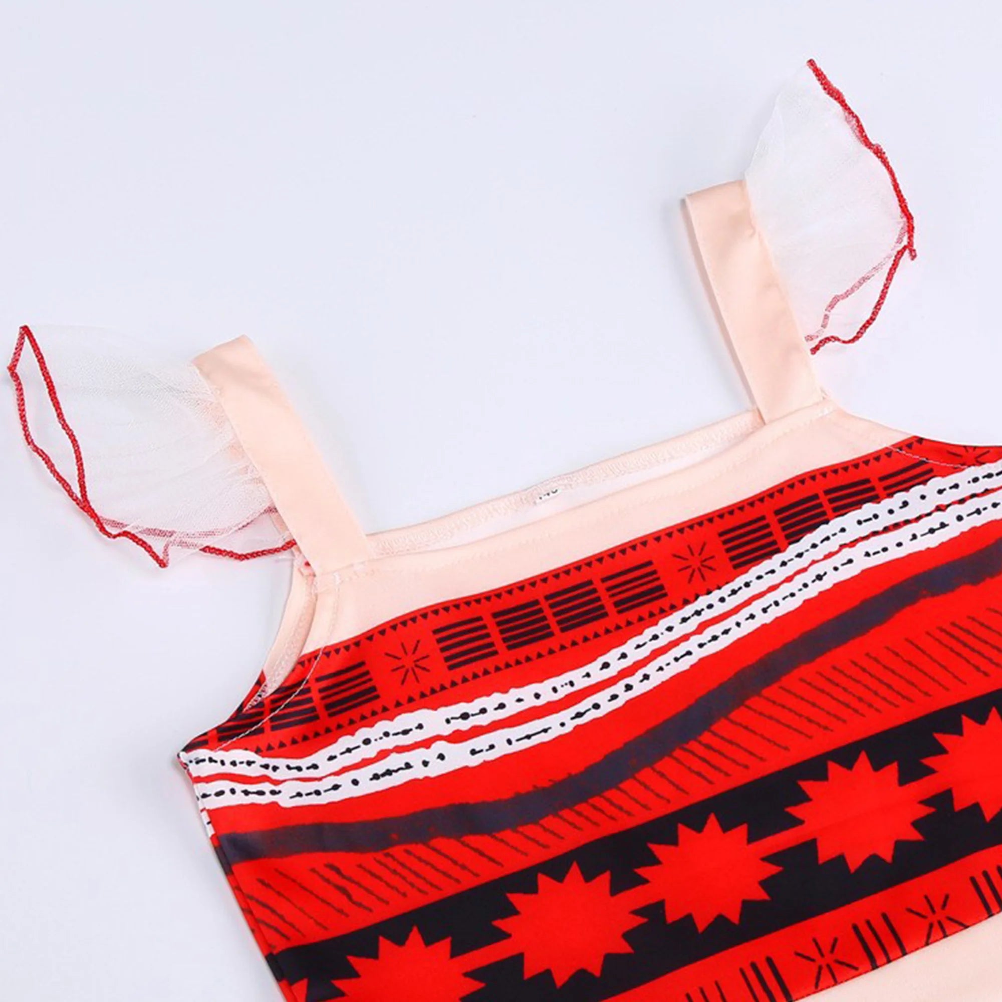 Girls Polynesian Ocean Princess Halloween Costume Dress