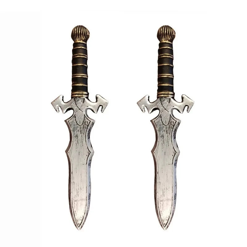 Medieval Steampunk Costume Belt Holster or Latex Dagger Prop
