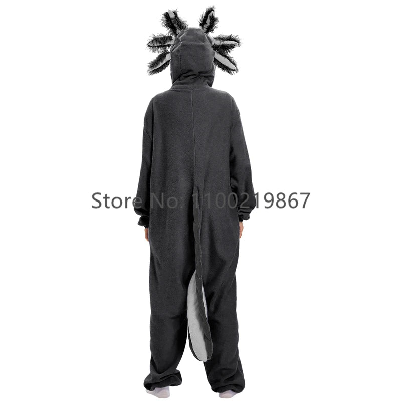 Axolotl Animal Kigurumis Pyjamas Halloween Costume for Adults - product image 5
