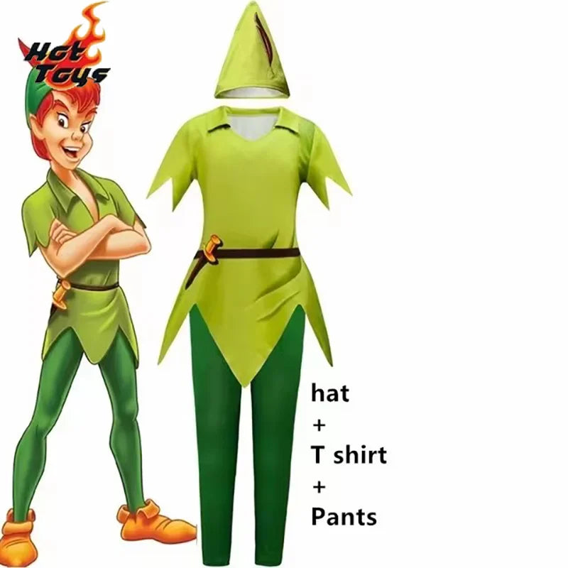 Peter Pan-Inspired Elf Prince Costume for Kids | Fairy-Tale Outfit