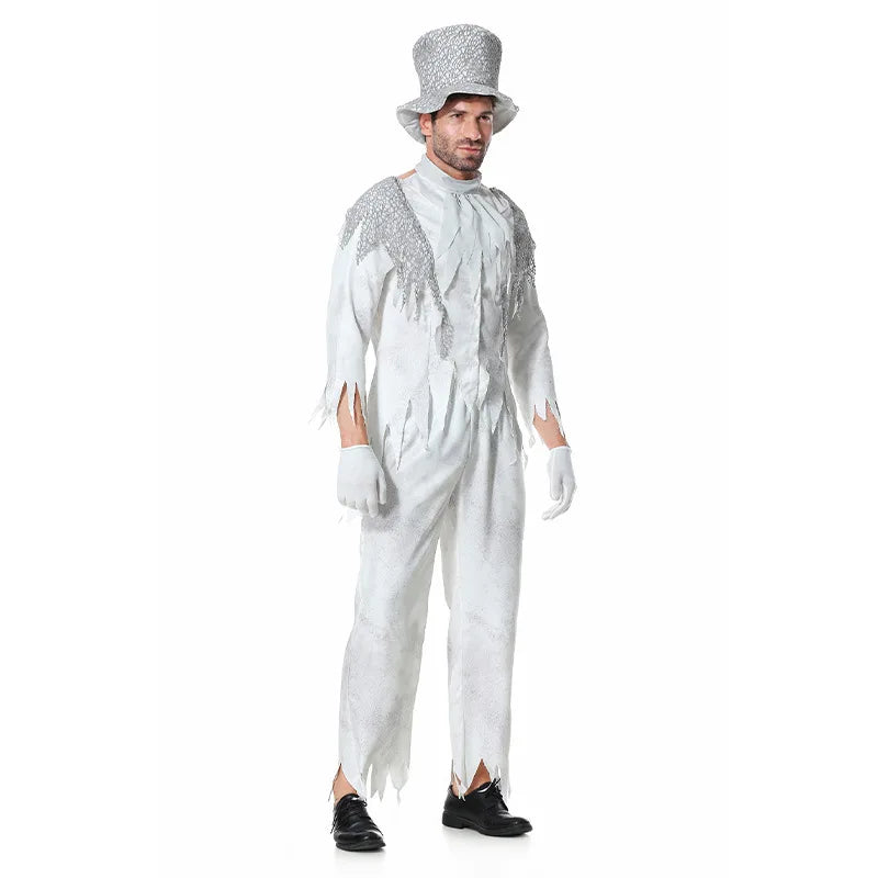 Halloween Magician Costume Suit Circus Outfit for Mad Themed