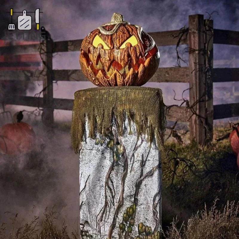 Thrilling Pumpkin Decoration Sound Lifting Pumpkins Head Light