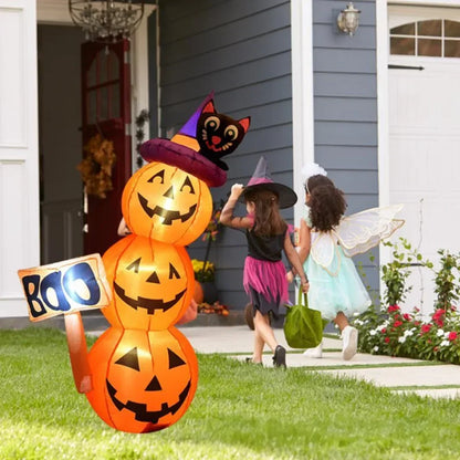 1.6M/5FT Halloween Inflatable Model Pumpkin Built-in LED Lights Holiday Outdoor Indoor Home Garden Party Fun - product image 4
