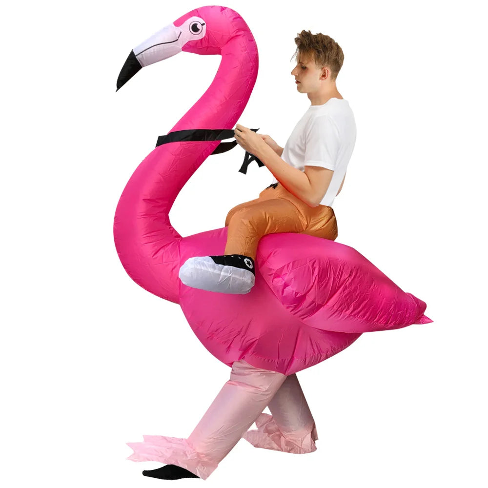 Family Flamingo Inflatable Costume - Size One Size - product image 4