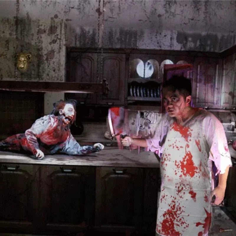 Bloody Butcher Apron – Halloween Horror Costume Accessory