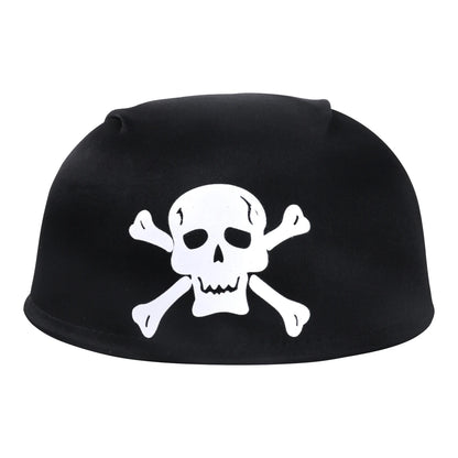 Adult Skull Pattern Pirate Halloween Costume Hat