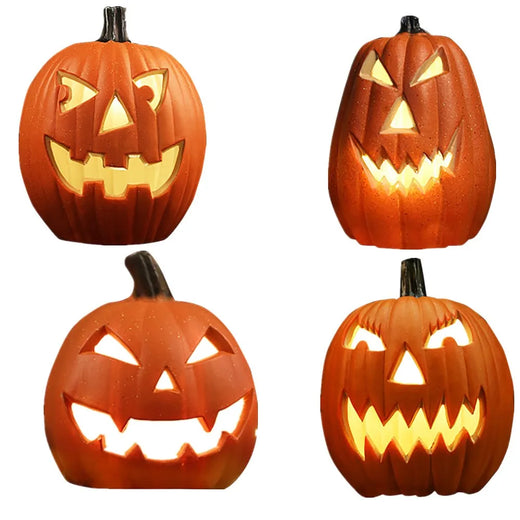 Halloween Decor Pumpkin Light Pumpkin Decor Indoor and Outdoor Vintage Style Hollow - Discount Halloween City