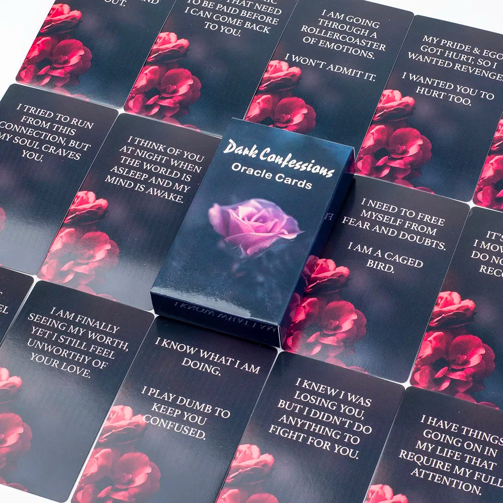 Dark Confession Love & Shadow Oracle Deck – 50 Cards