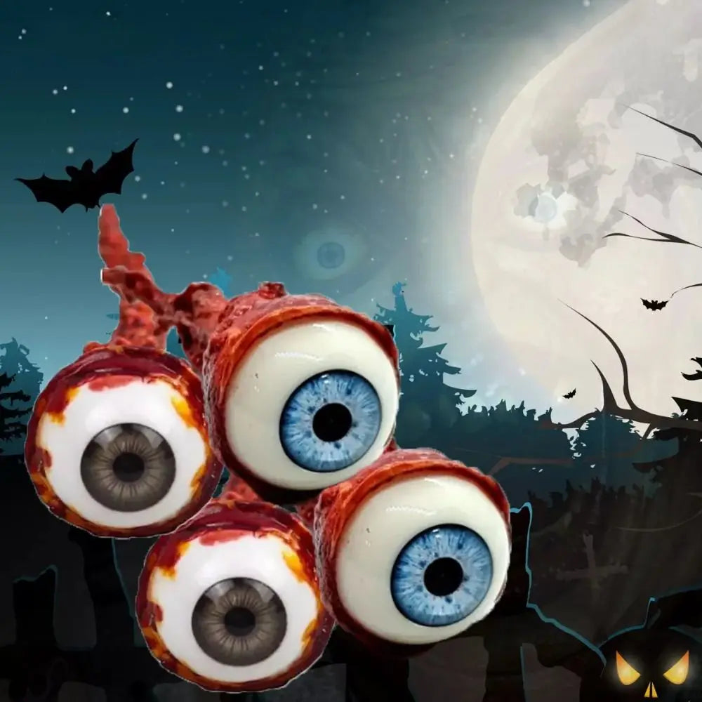 Halloween Latex Fake Eyeballs Horror Scary Bloody Props Fake Eye Eyeball Halloween Party Decoration Bloody - product image 3