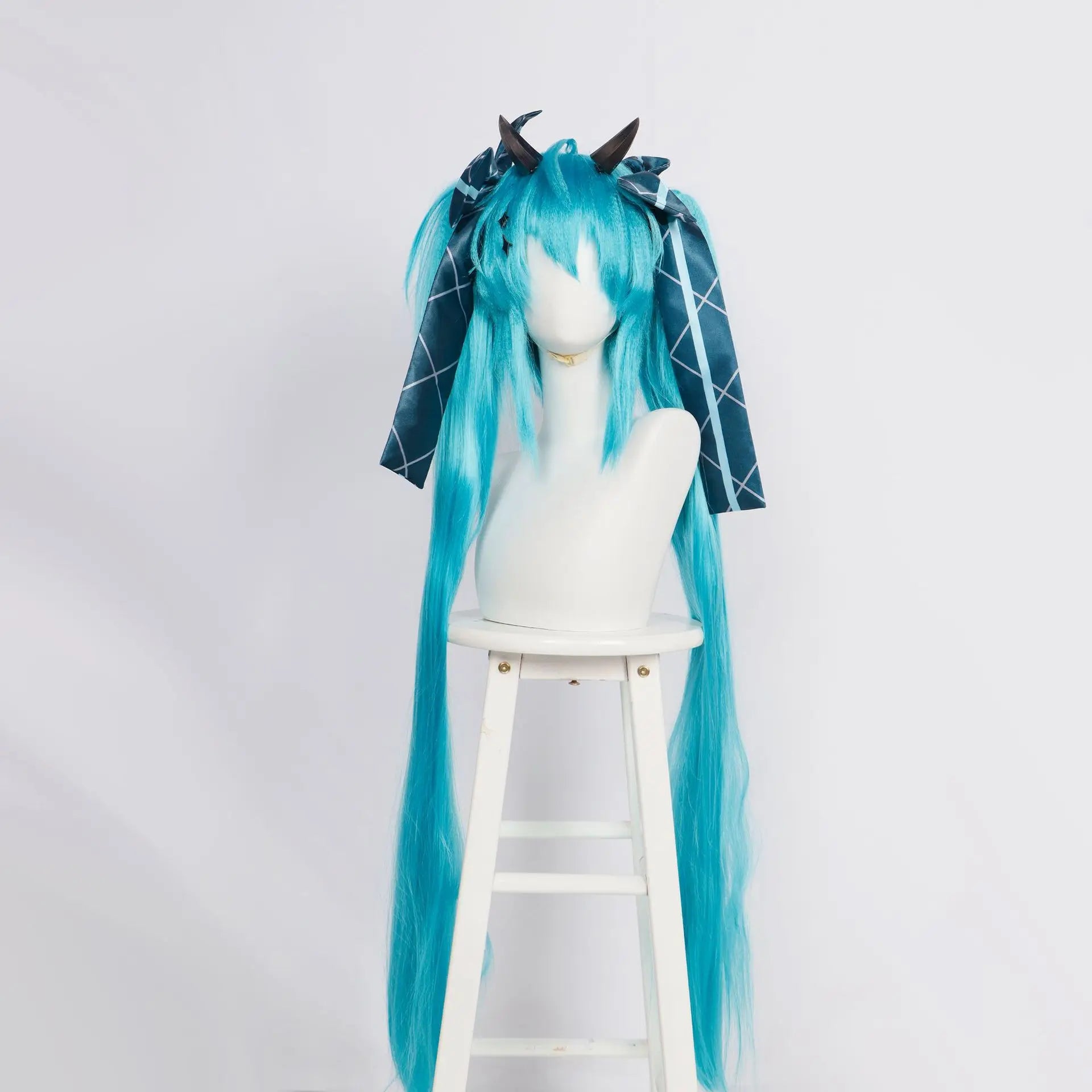 Anime Demon Miku Costume Women Sexy Dress Wings Suit Miku Cute Devil Uniform with Tail - Clothes with wig / S