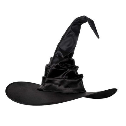 Halloween Witch Hats Black Folds Wizard Hat for Kids Adult Women Men Costume Props - View 9
