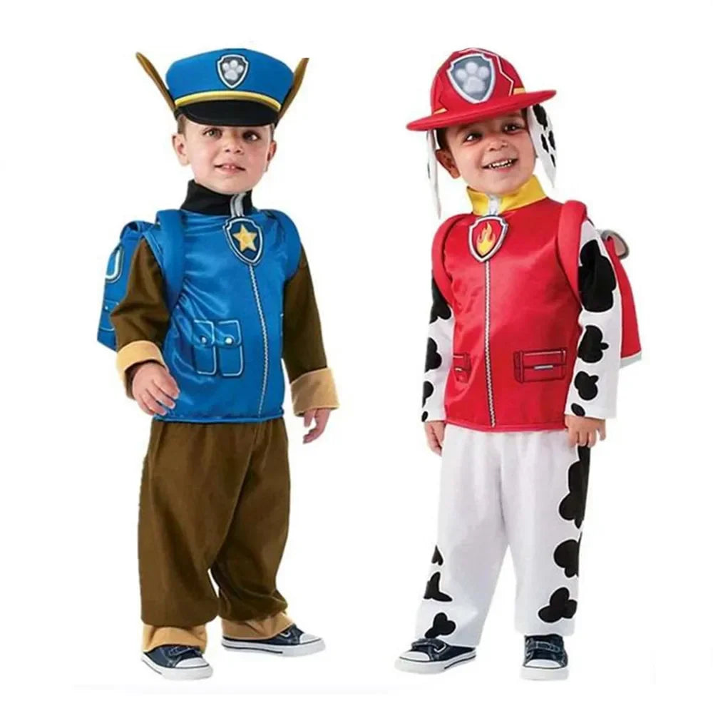 Rescue Pup Patrol-Inspired Kids Costume Children Tops Pants Patrol Uniform Costume