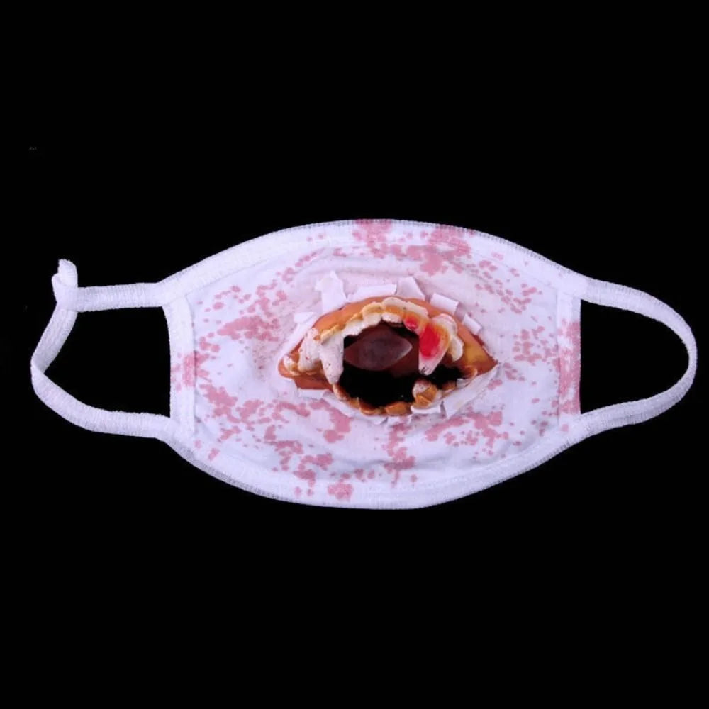 Ghost Realistic Blood Stain Mittens Zombie Props Mask - alternate view 9