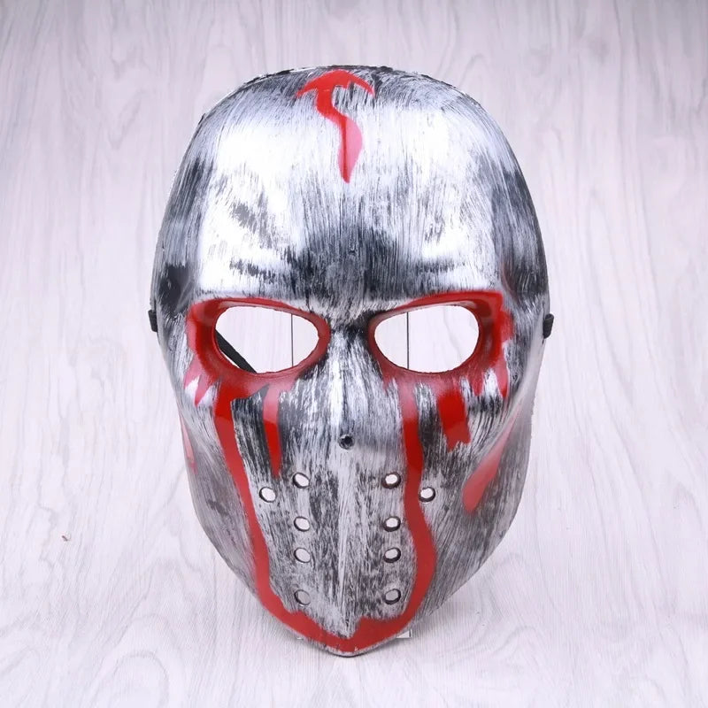 Horror Bleeding Masks Ghost Face Mask Halloween Scary Person Mask Demon Cosplaying Show - View 6