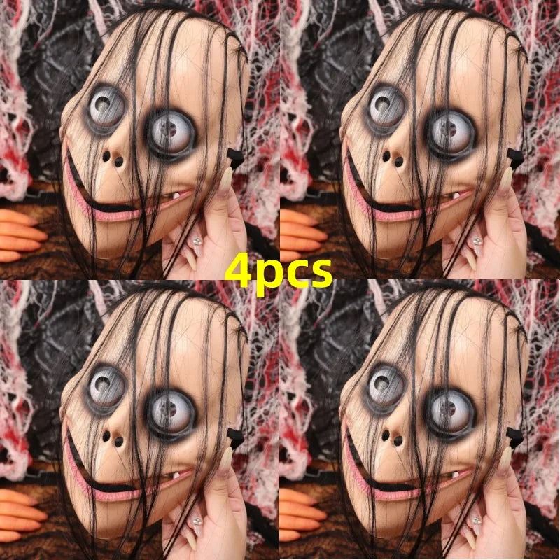 Creepy Halloween Evil Clown Mask Full Face Costume Prank Prop Scary Costume Durable - View 7