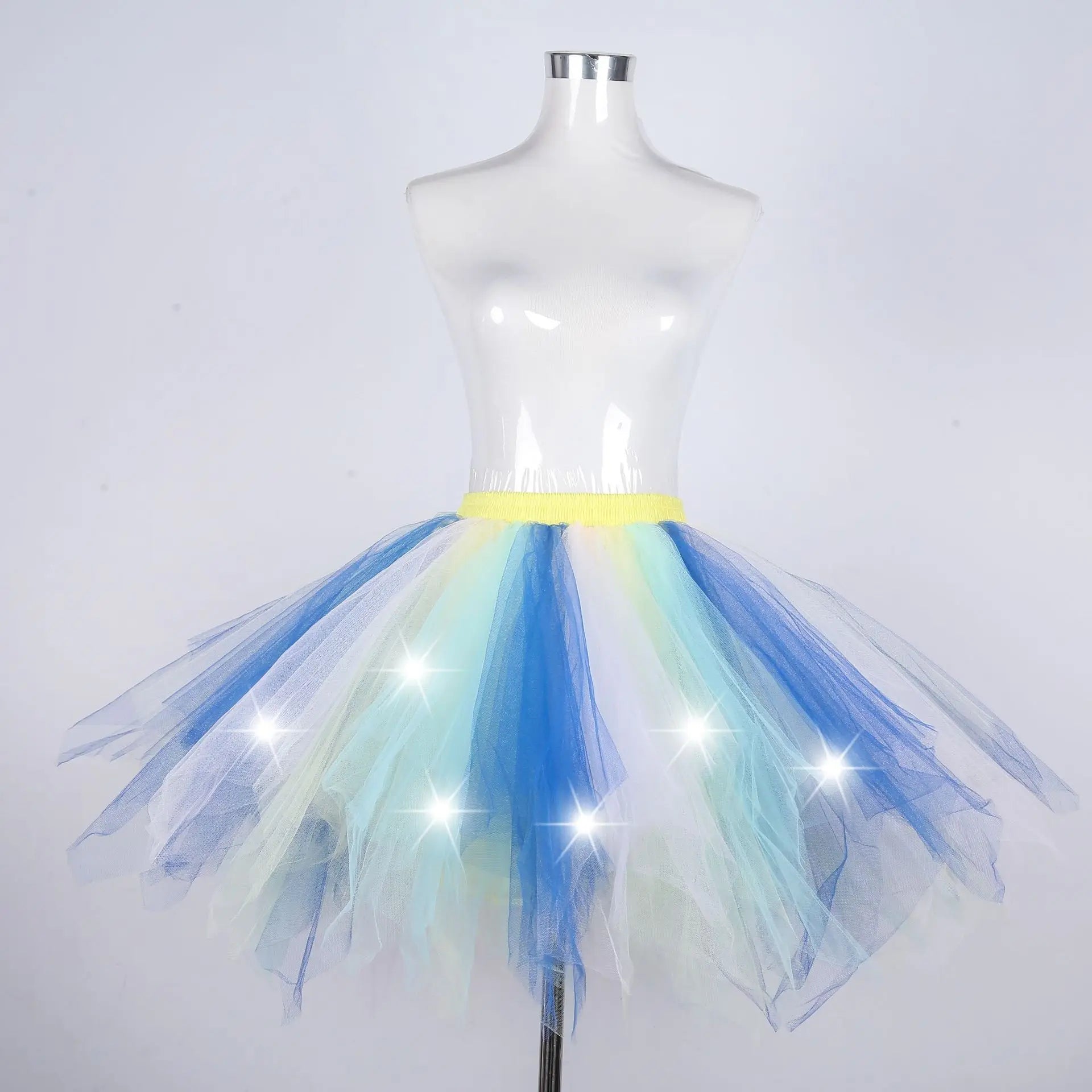 LED Light-Up Tutu Skirt & Fairy Headband Options – Neon Party Costume
