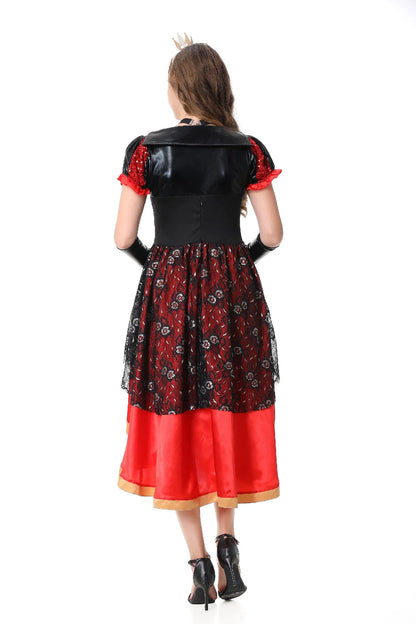 Women's 2026 Red Dress Full Outfit Bar Club Daily Matching Complete Set Costume - alternate view 4