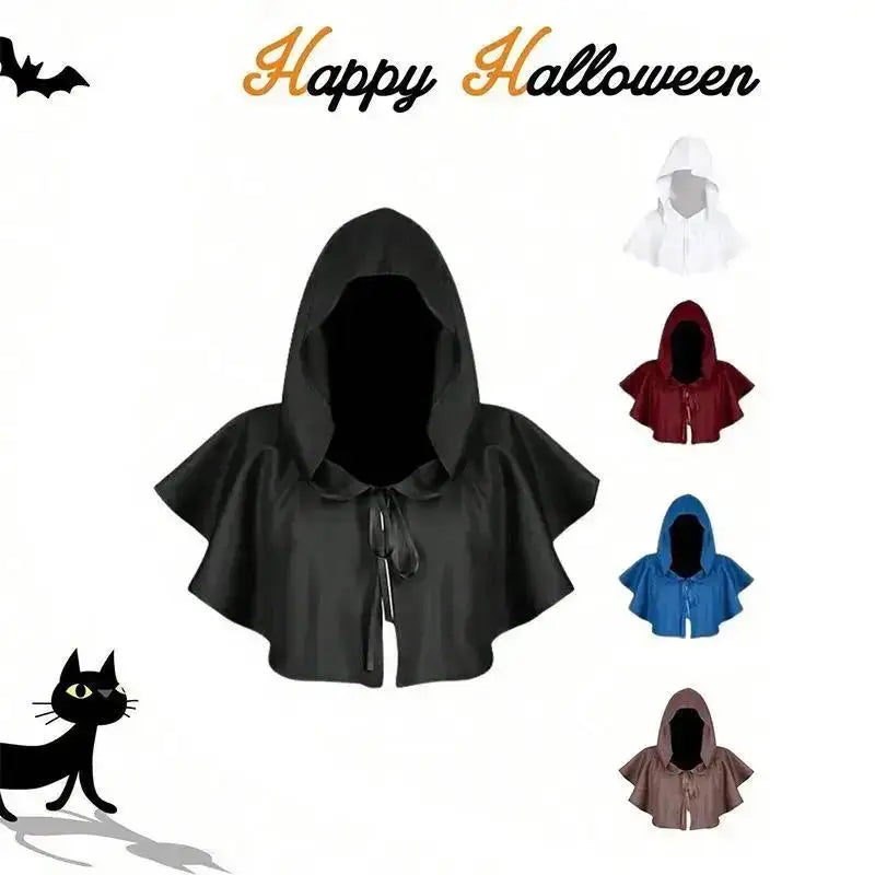 Adult Witch Supplies Masked Hats Retro Hooded Cloaks Mages Costume