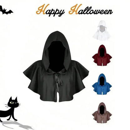 Adult Witch Supplies Masked Hats Retro Hooded Cloaks Mages Costume