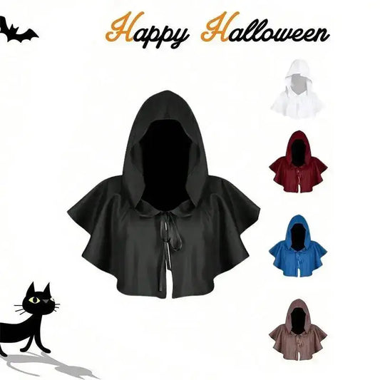 Adult Witch Supplies Masked Hats Retro Hooded Cloaks Mages Costume