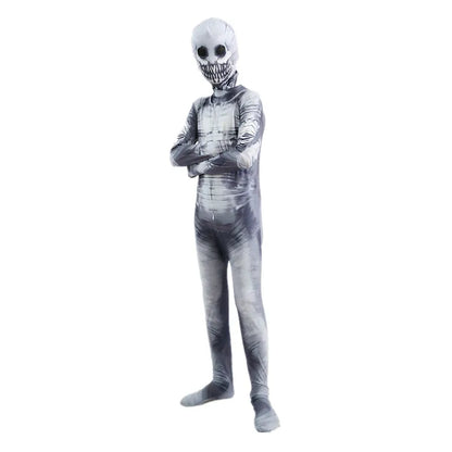 Halloween Ghost Skin Costume, Shadow Demon Bodysuit Costume for Kids Dress Up Party Grim Reaper Costume Scary - product image 3