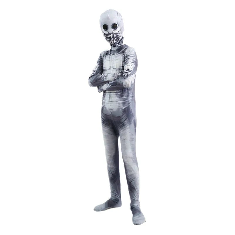 Grim Reaper Skeleton Bodysuit Costume for Kids – Halloween Costume