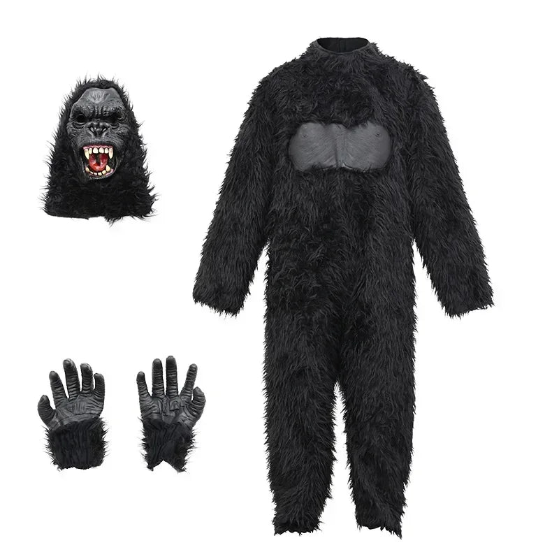 Gorilla Costume Jumpsuit for Adults & Kids - view 3