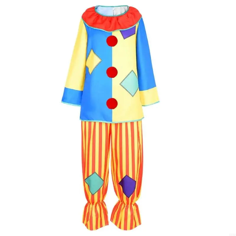 31BF Deluxe Costume Clown Movie Adult Costumes Creepy Clown Men's Halloween Costume Cloth - View 11