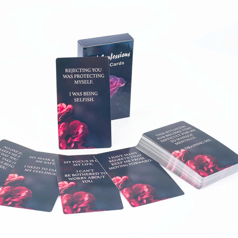 Dark Confession Love & Shadow Oracle Deck – 50 Cards