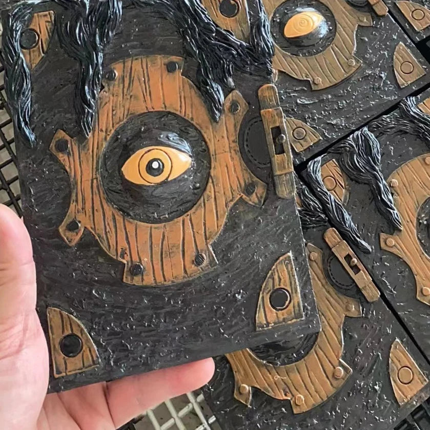 Creepy Devil Eye Halloween Decor Horror Book Curse Gothic Home Ornament - product image 5